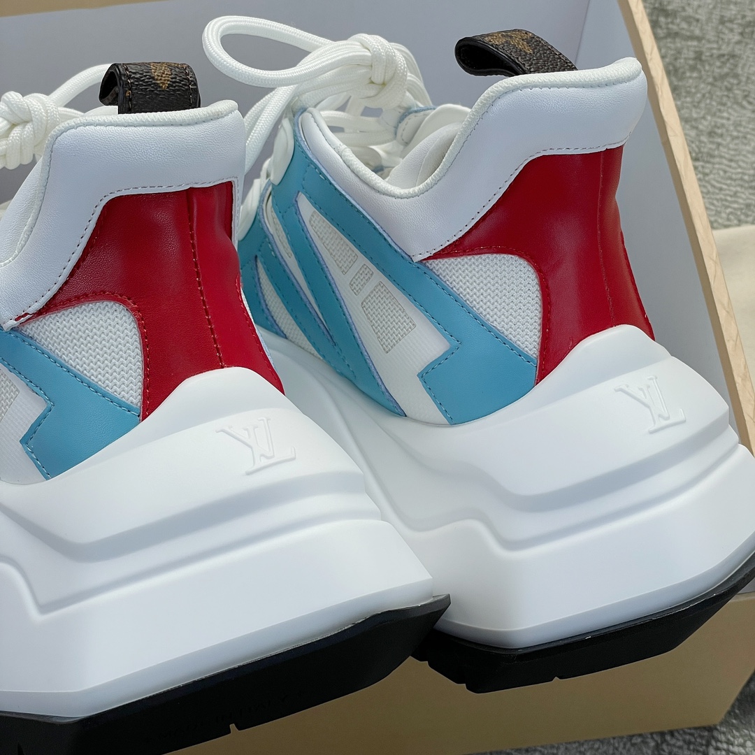 Louis Vuitton trainer platform shoes