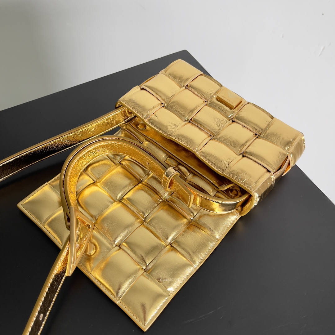 Bottega Veneta Pillow Bag Small mini Gold #717506