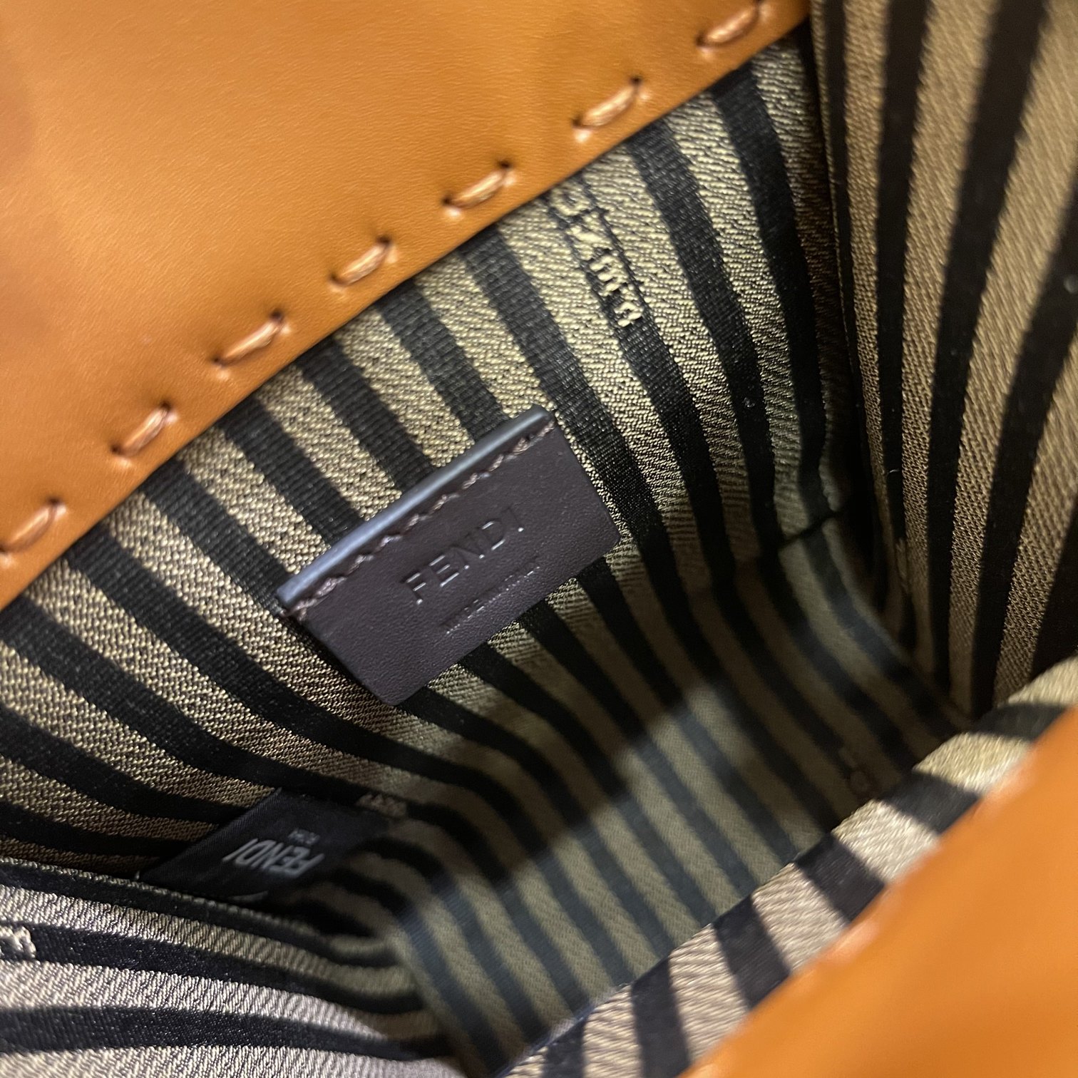 FENDI Sunshine mini tortoiseshell portable crossbody cute