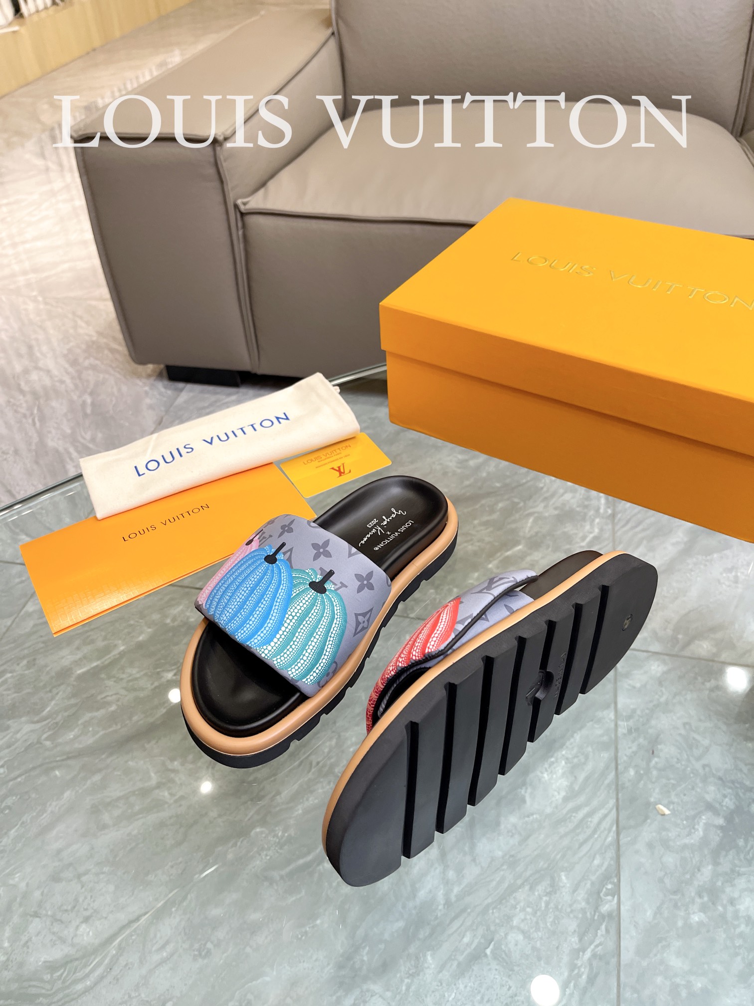 Louis Vuitton 2023 lovers mandarin duck shoes