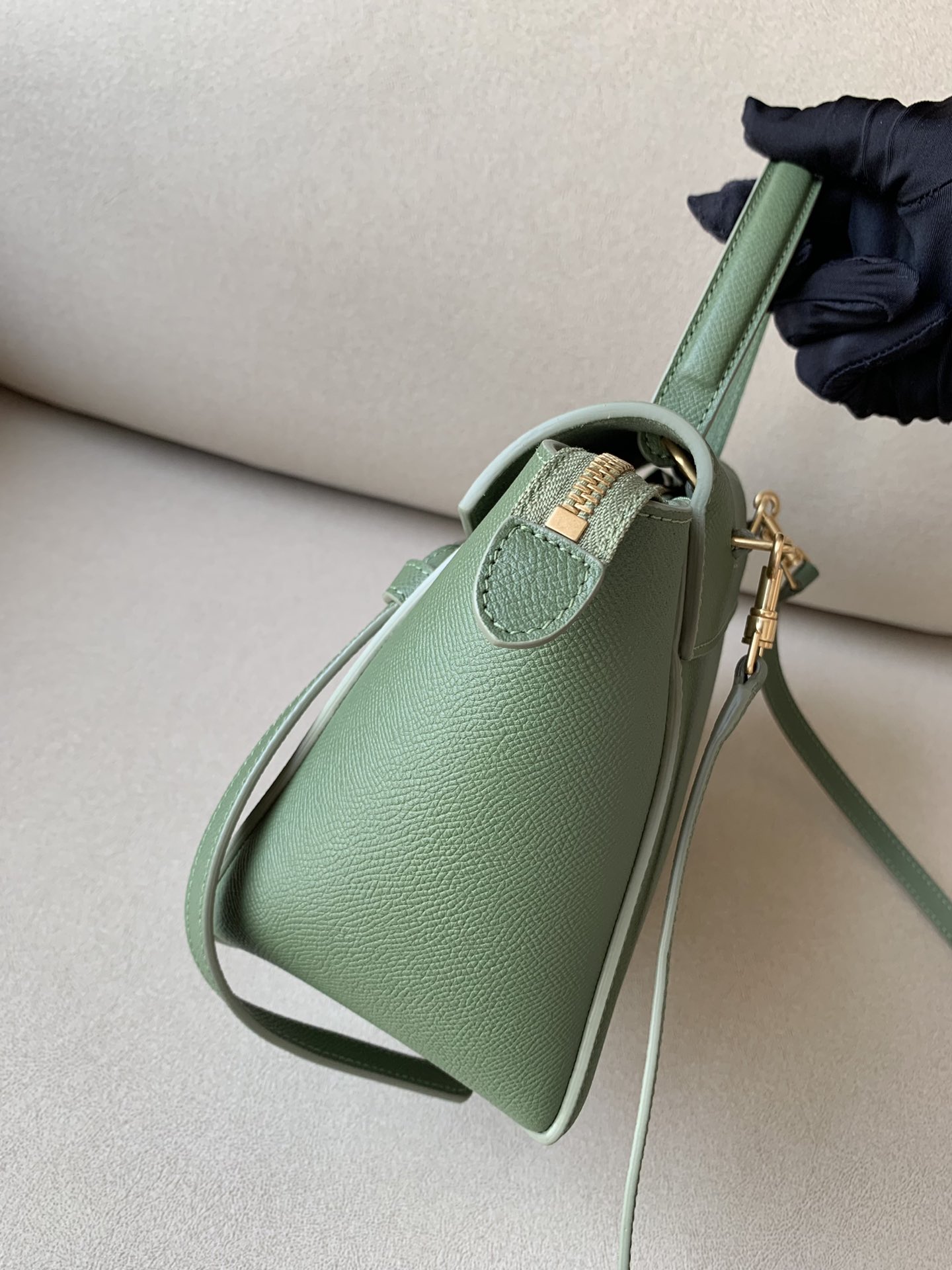 𝐂𝐞𝐥𝐢𝐧𝐞 Belt Bag Catfish Bag Small Grained Calfskin