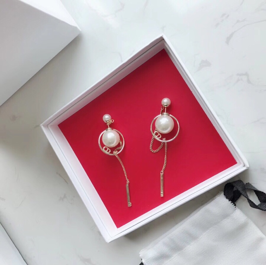 Dior stud earrings