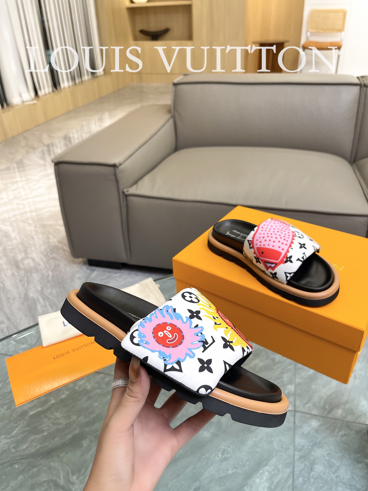 Louis Vuitton 2023 lovers mandarin duck shoes
