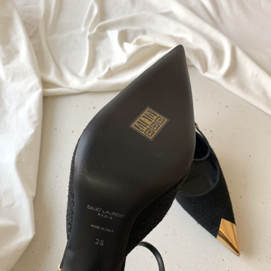 𝙎𝙖𝙞𝙣𝙩 𝙇𝙖𝙪𝙧𝙚𝙣𝙩 | 𝟐𝟎𝟐𝟏/𝐒𝐒 𝐧𝐞𝐰 YSL｜Saint Laurent 2022 early spring hot YSL absolute absolute sub metal chain high heels