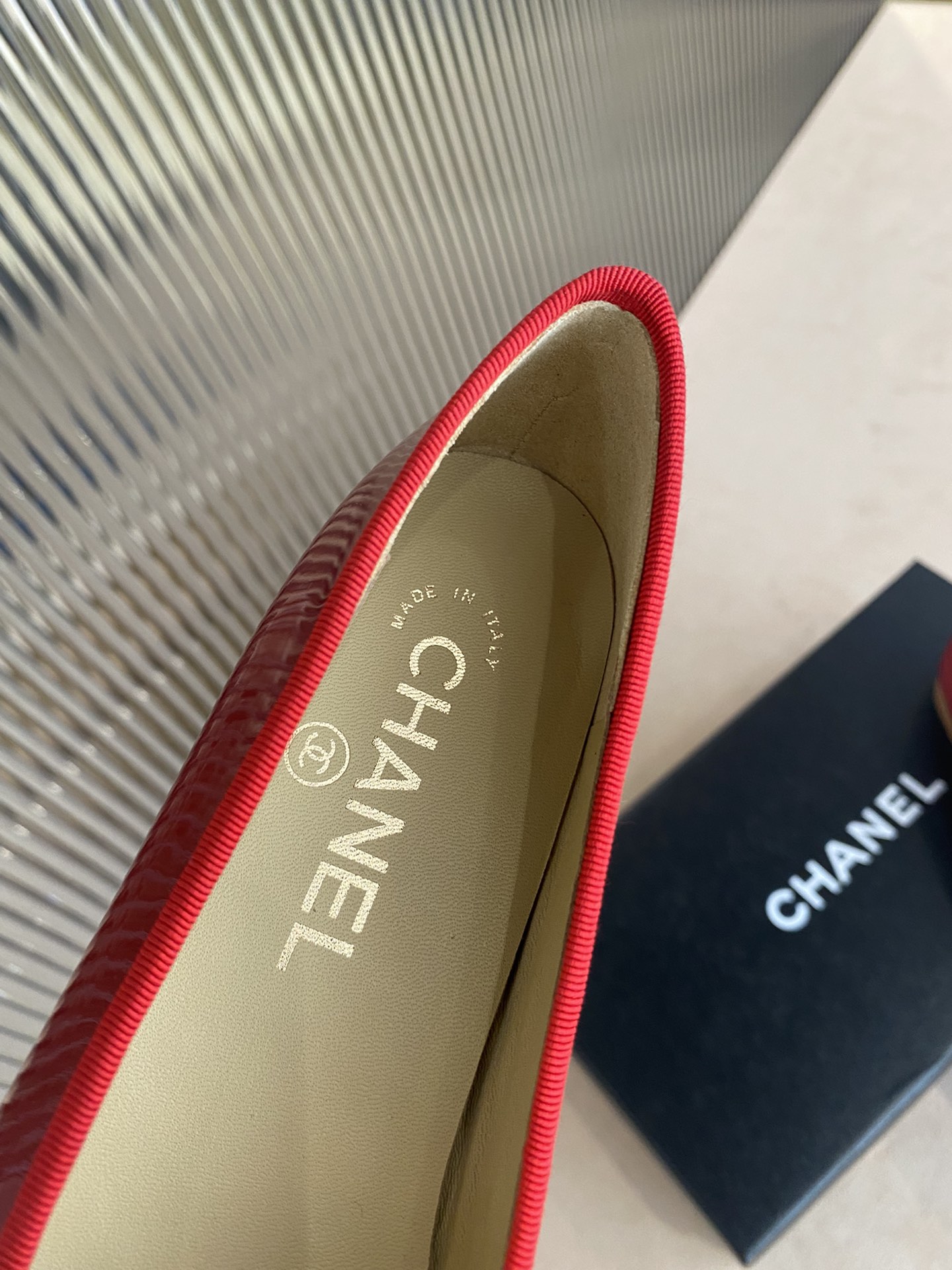 CHANEL ballet shoes Imported custom leather Italy imported leather outsole