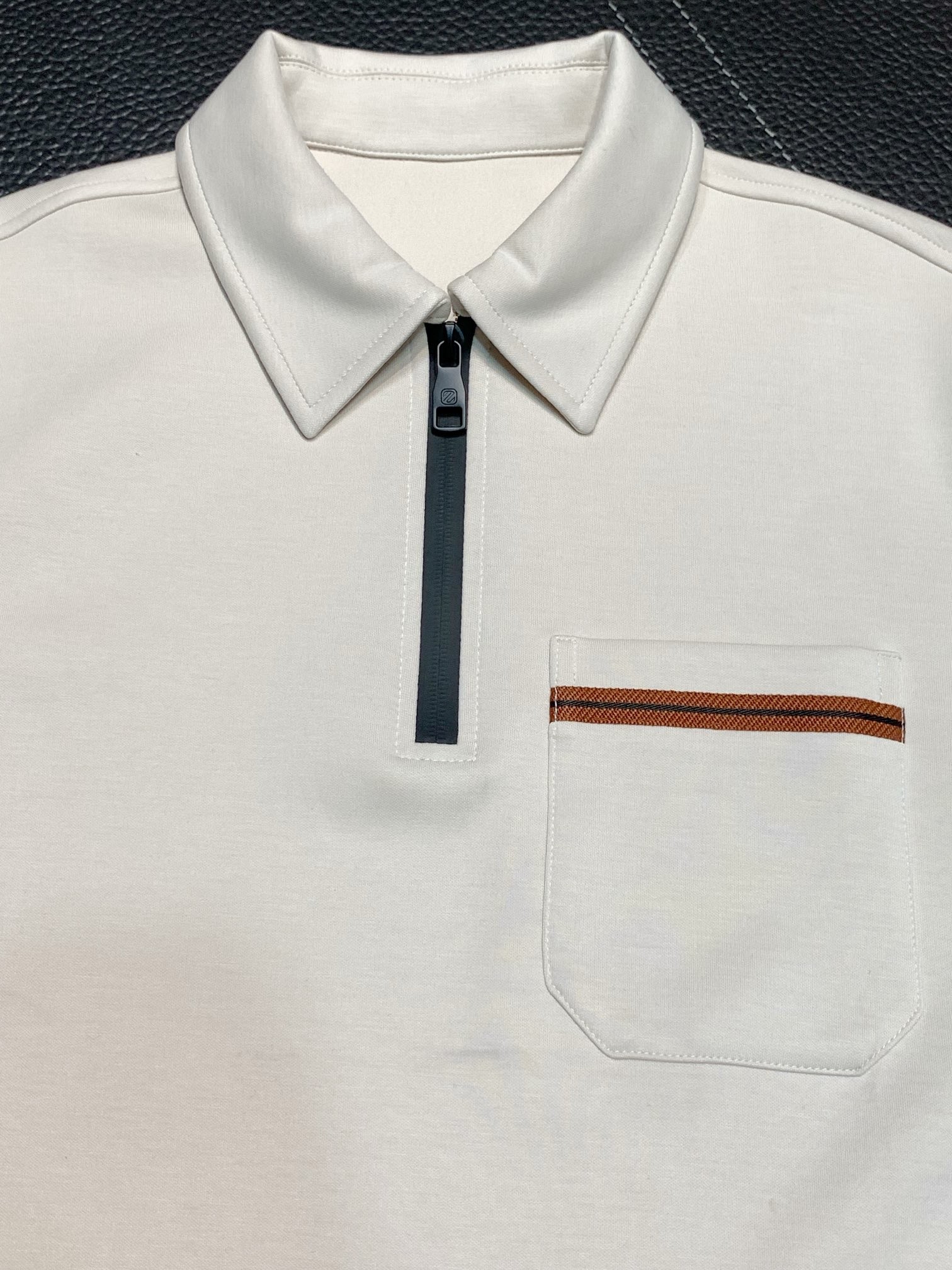 Zegna lapel casual sweatshirt