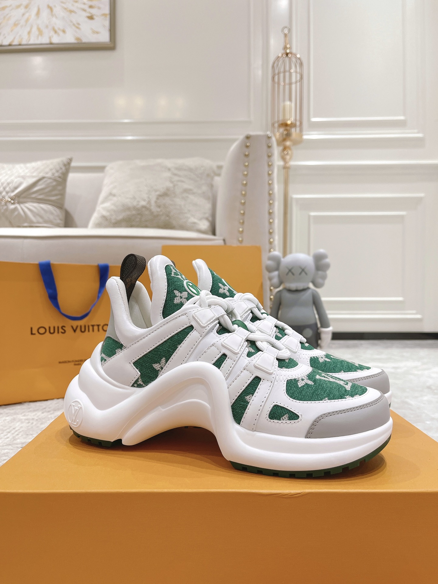 Louis Vuitton Archlight Donkey Brand Louis Vuitton Casual Sports Dad Shoes