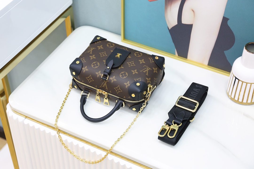 Louis Vuitton𝗣𝗘𝗧𝗜𝗧𝗘 𝗠𝗔𝗟𝗟𝗘 𝗔𝗢𝗨𝗣𝗟𝗘French 🇫🇷 original material / all steel hardware M45571