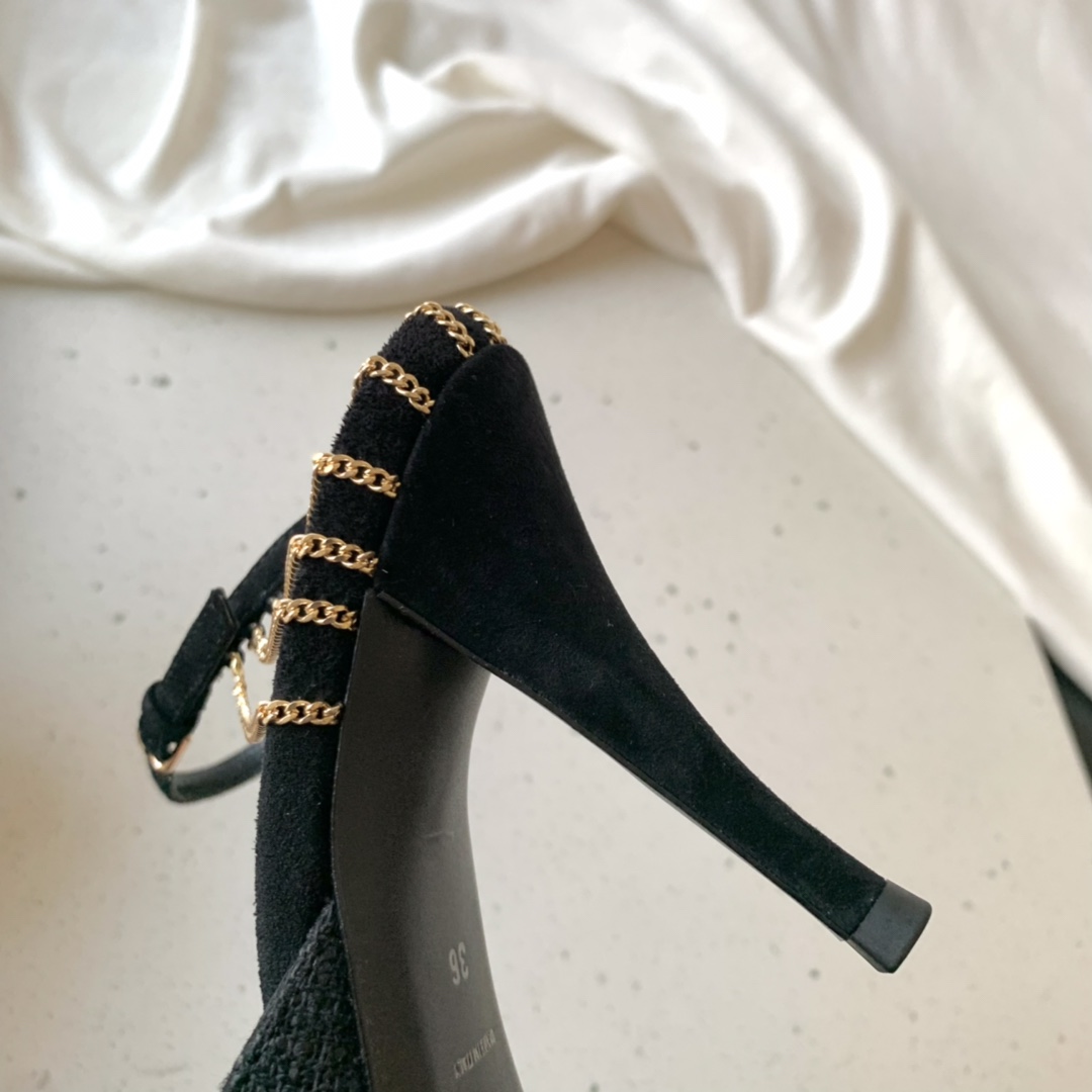 𝙎𝙖𝙞𝙣𝙩 𝙇𝙖𝙪𝙧𝙚𝙣𝙩 | 𝟐𝟎𝟐𝟏/𝐒𝐒 𝐧𝐞𝐰 YSL｜Saint Laurent 2022 early spring hot YSL absolute absolute sub metal chain high heels