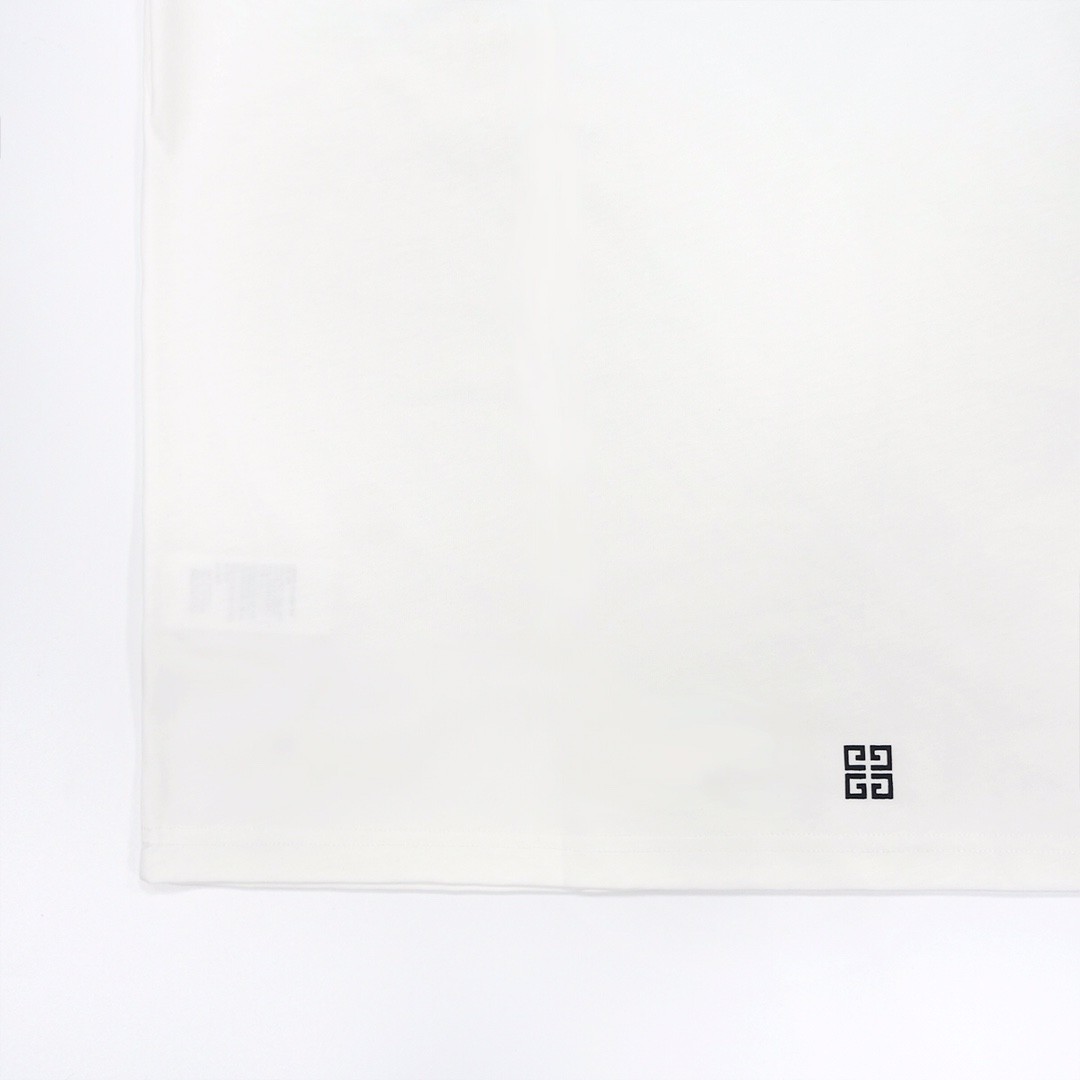 Givenchy 2024ss new summer feather print t-shirt