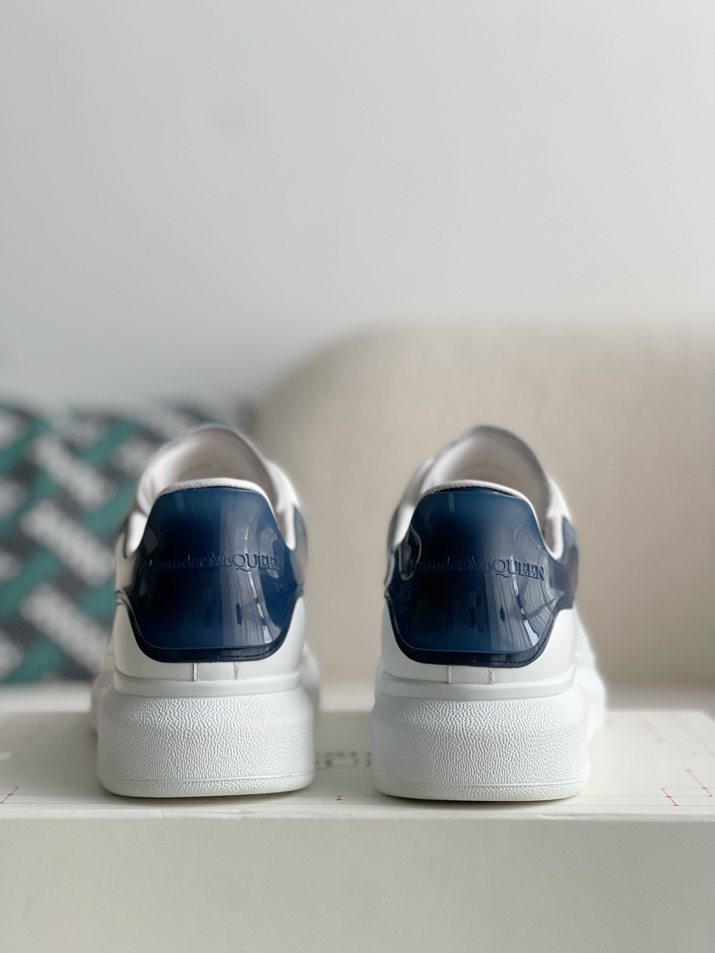 Alexander McQueen MQ Jelly Dark Blue Tail Sneakers