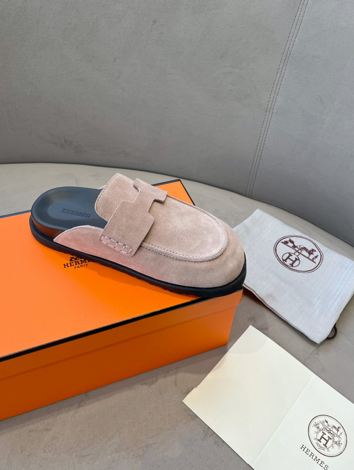 Hermes Birkenstock Mules