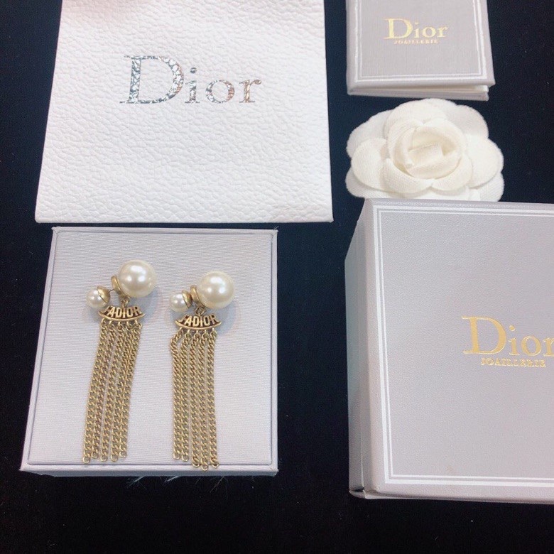 Dior stud earrings