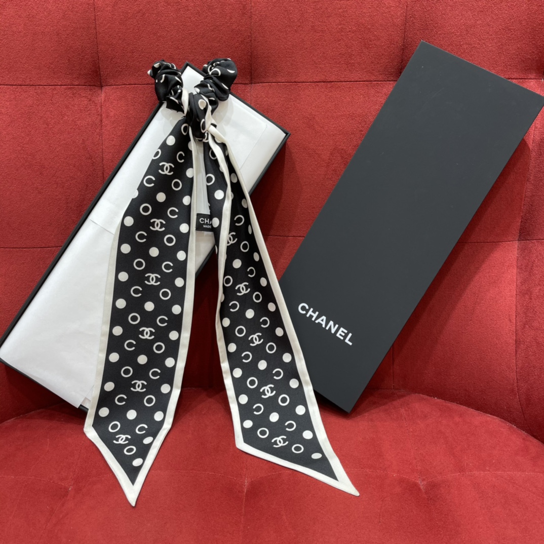 𝐂𝐡𝐚𝐧𝐞𝐥 Super multi-purpose, headbands, scarves, decorations are invincible 14 momme silk