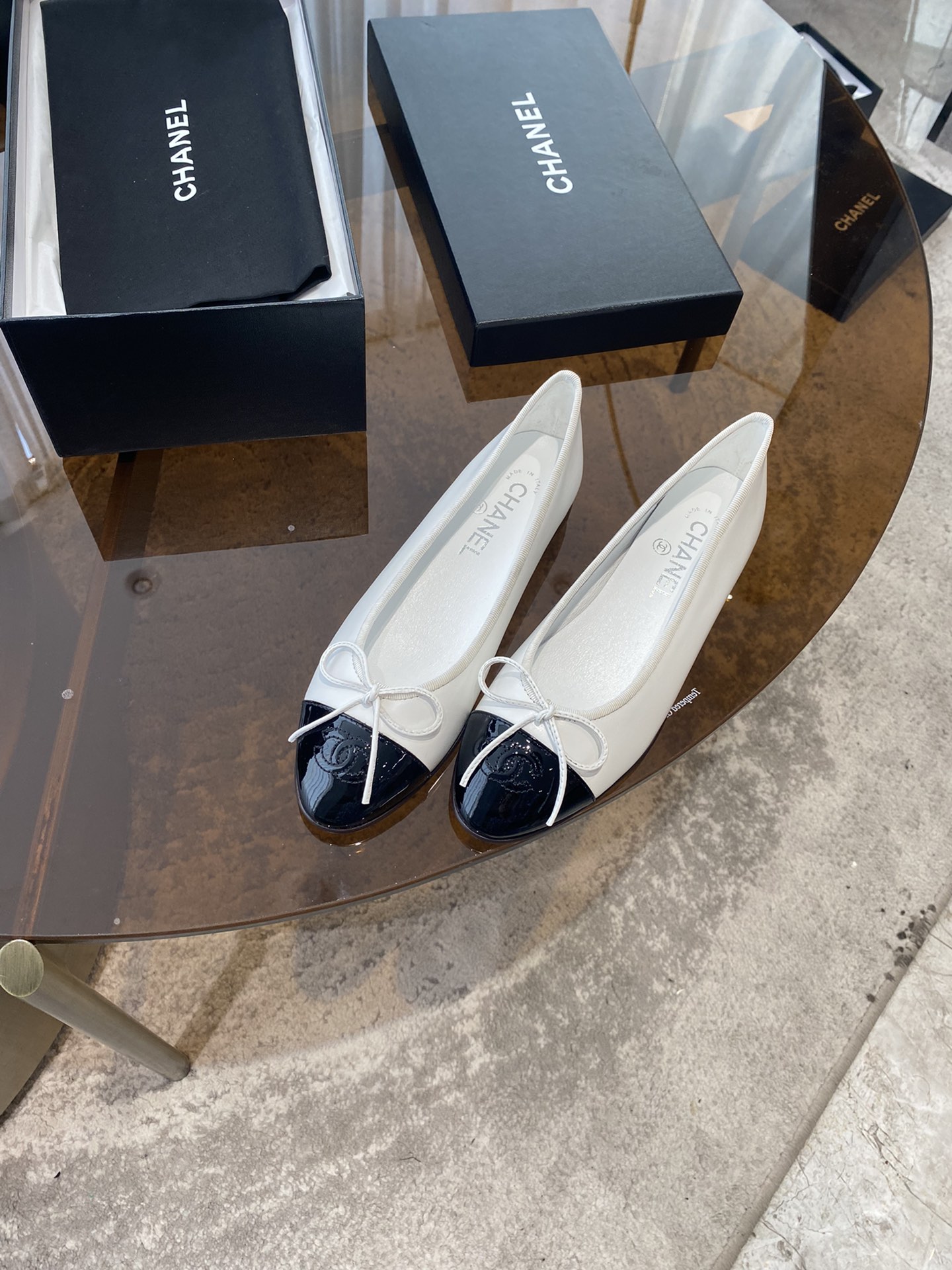 CHANEL ballet shoes Imported custom leather Italy imported leather outsole