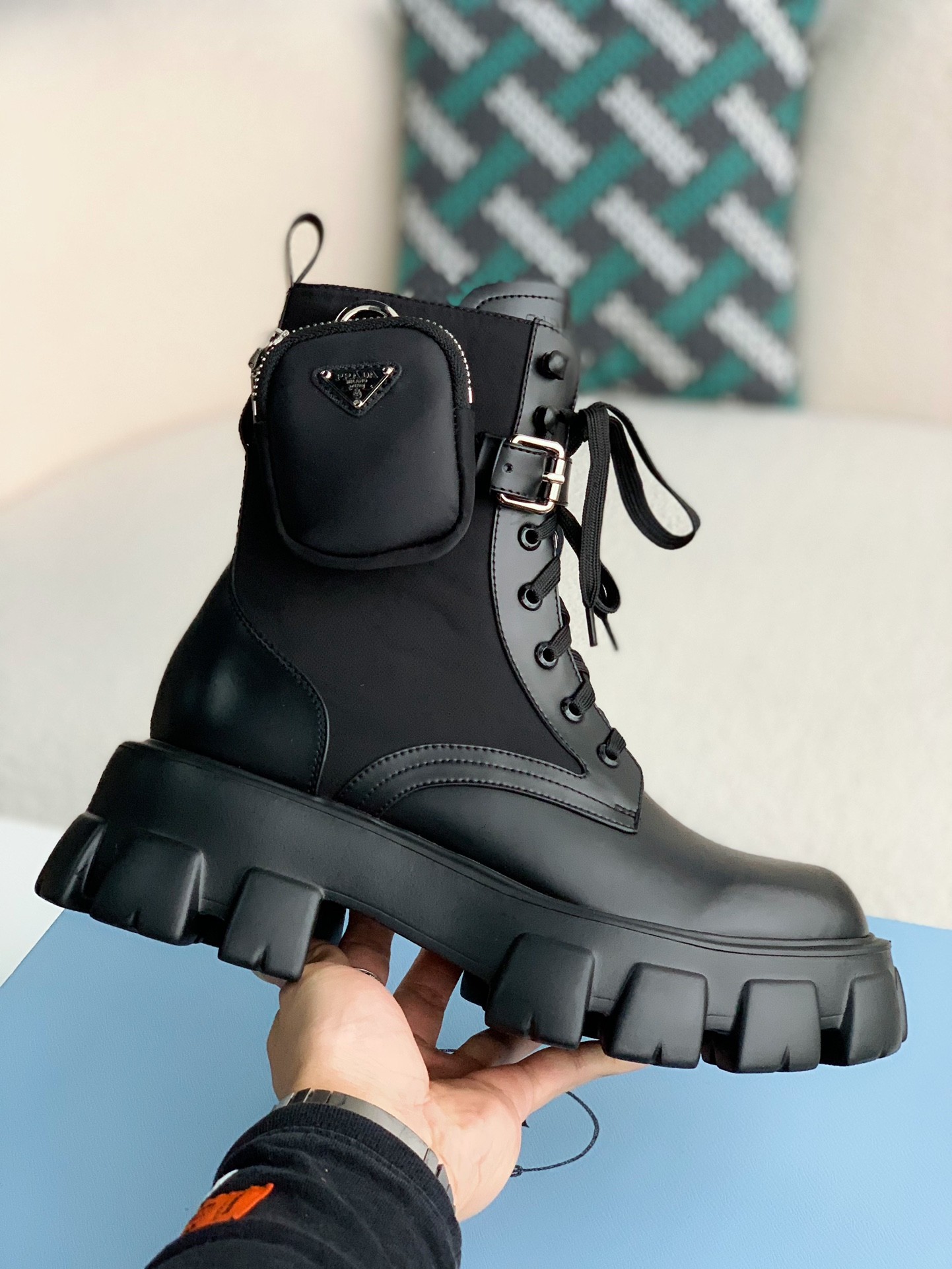 Prada Cloudbus Thunder technology fabric sneakers