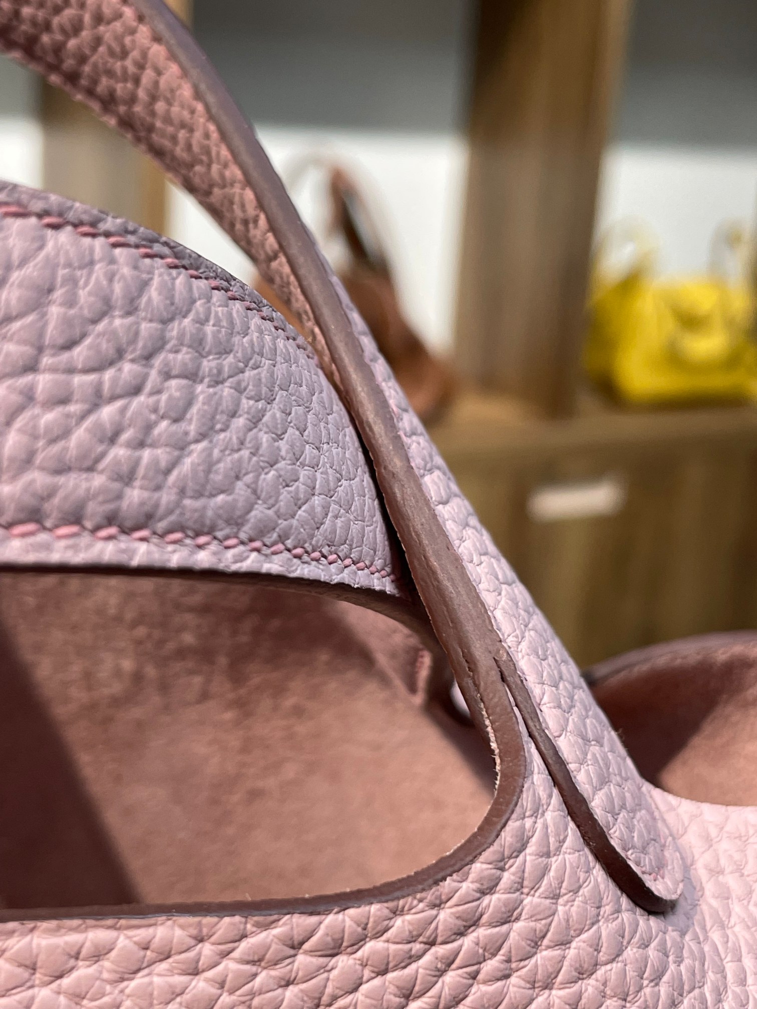 picotin18 ceramic powder TC leather gold buckle