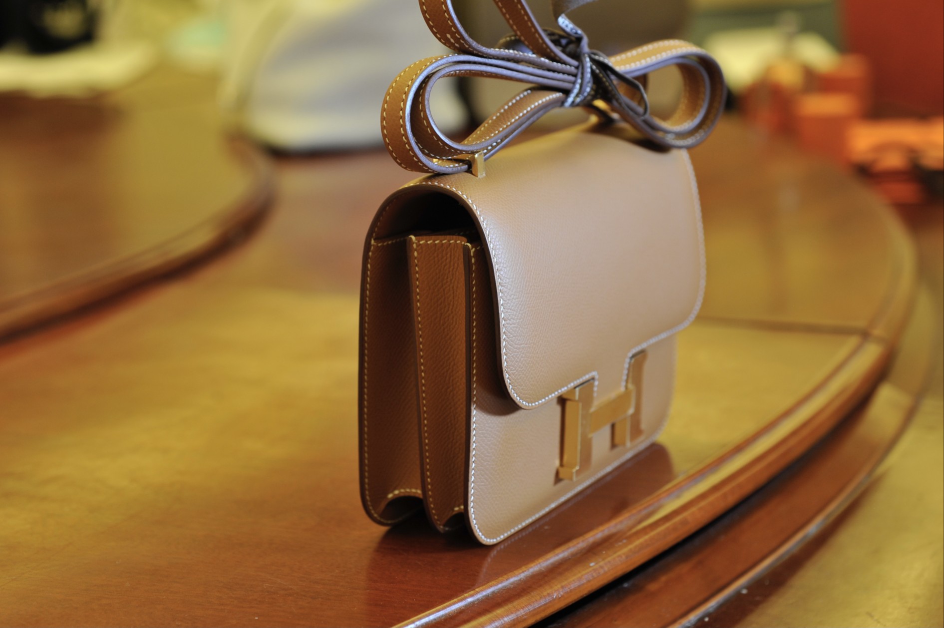 Kangkang Golden Brown 19 Elephant Gray 24 Epsom Leather