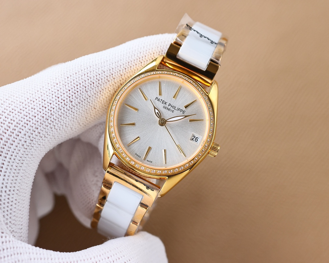 Patek Philippe V8 Edition Fashion Women's Watch Simple Three Needles