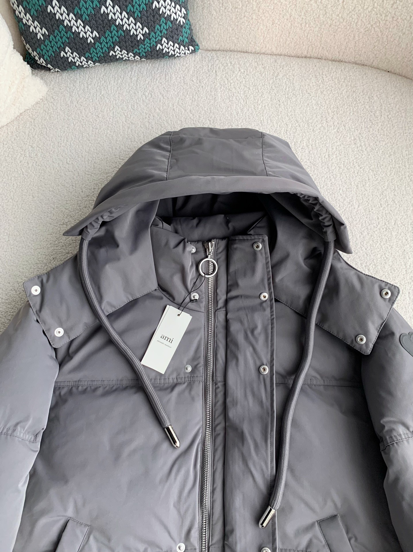Ami Short men's down jacket