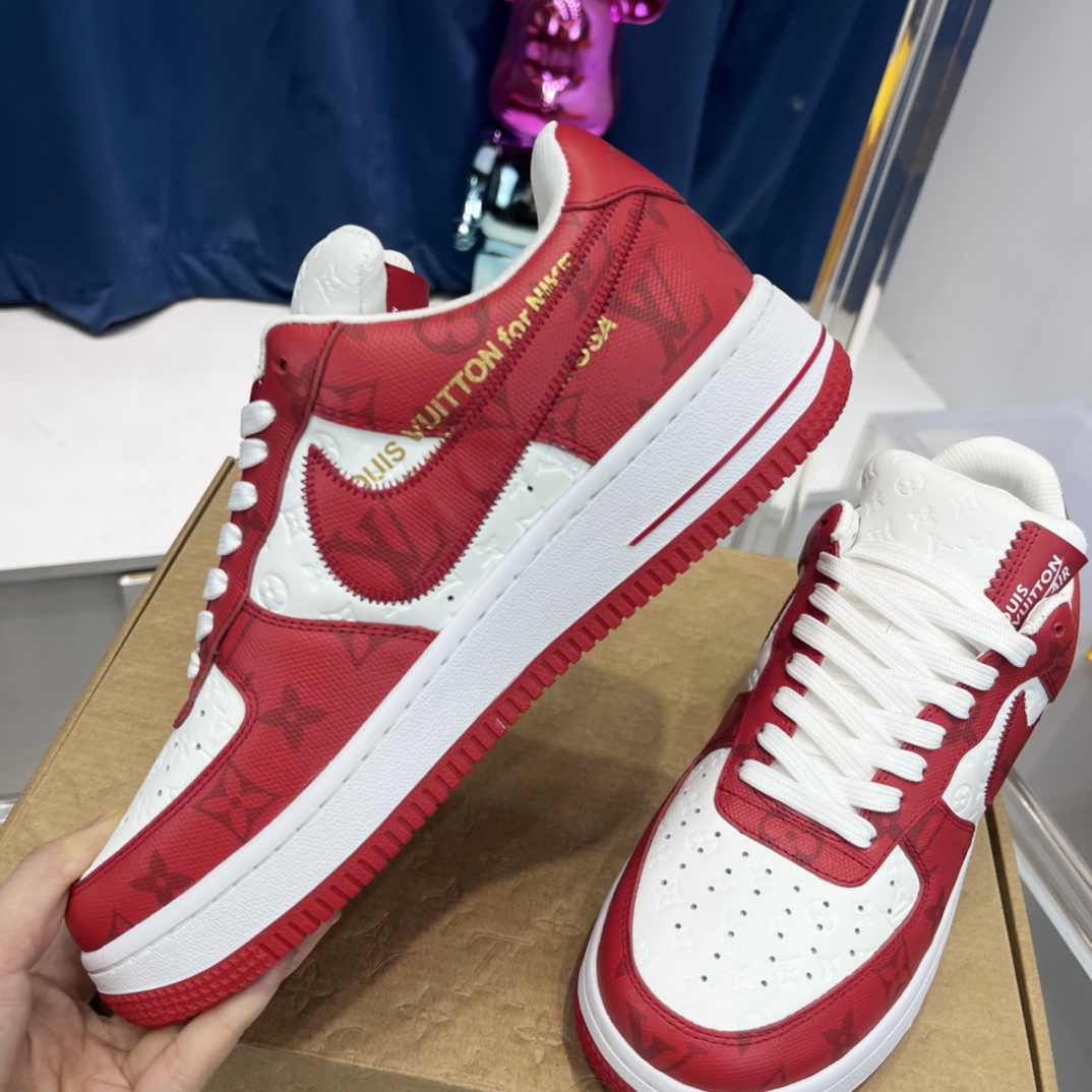 Louis Vuitton x NIKE Air force1 22ss Heavy Joint