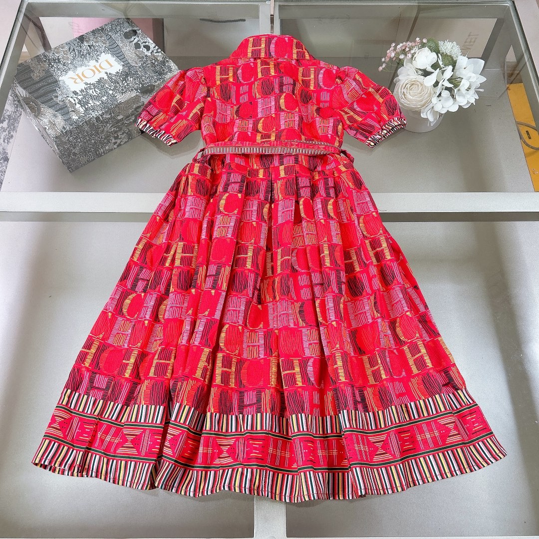 C&H Carolina Herrera Spring and Summer Girls Skirt Set