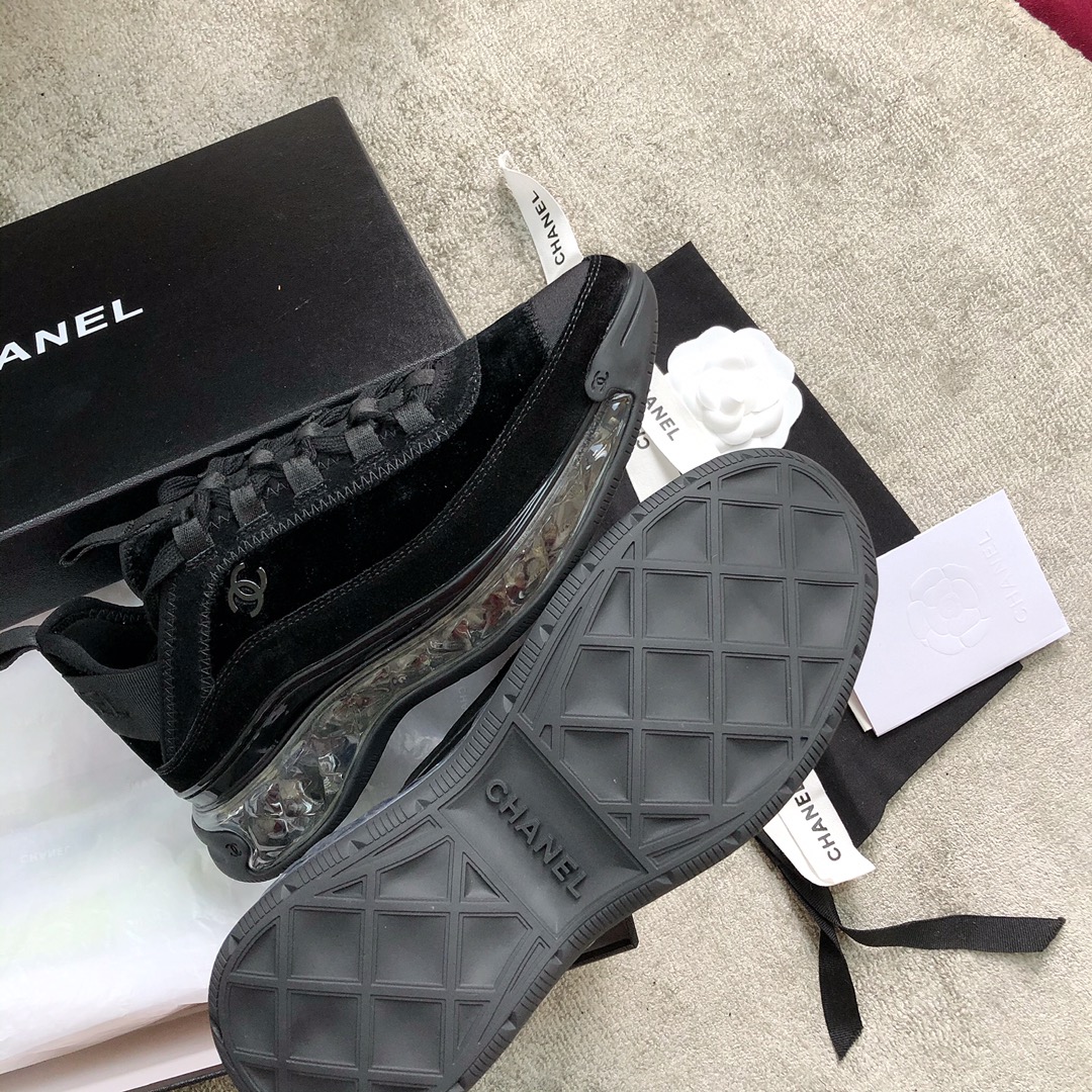 CHANEL sneakers classic small incense sneakers cowhide sheepskin leather genuine leather sole