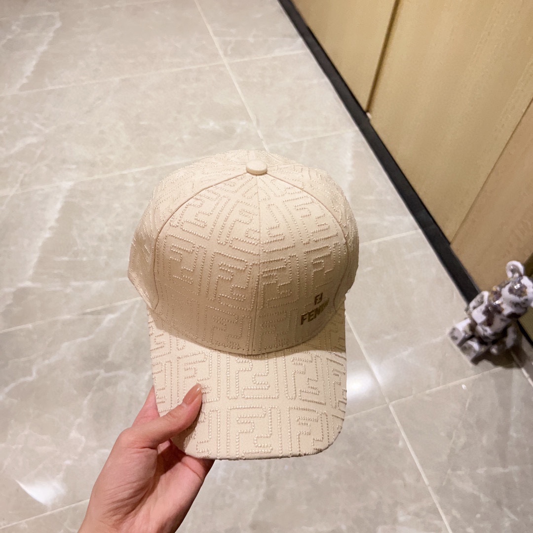 [Fendi] 2023 New Embroidered Simple Baseball Cap
