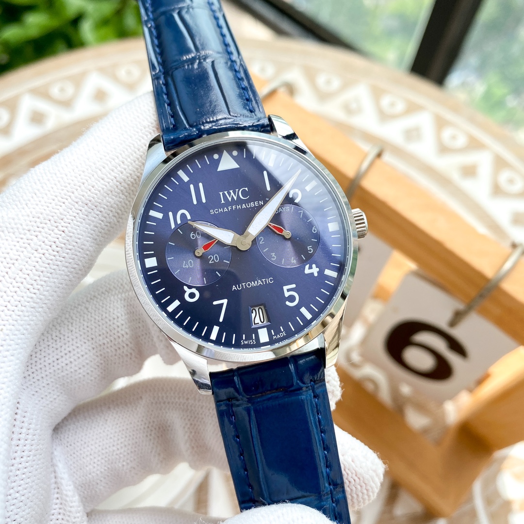 IWC- Las Vegas Roulette Top 316 stainless steel case strap with mineral super mirror