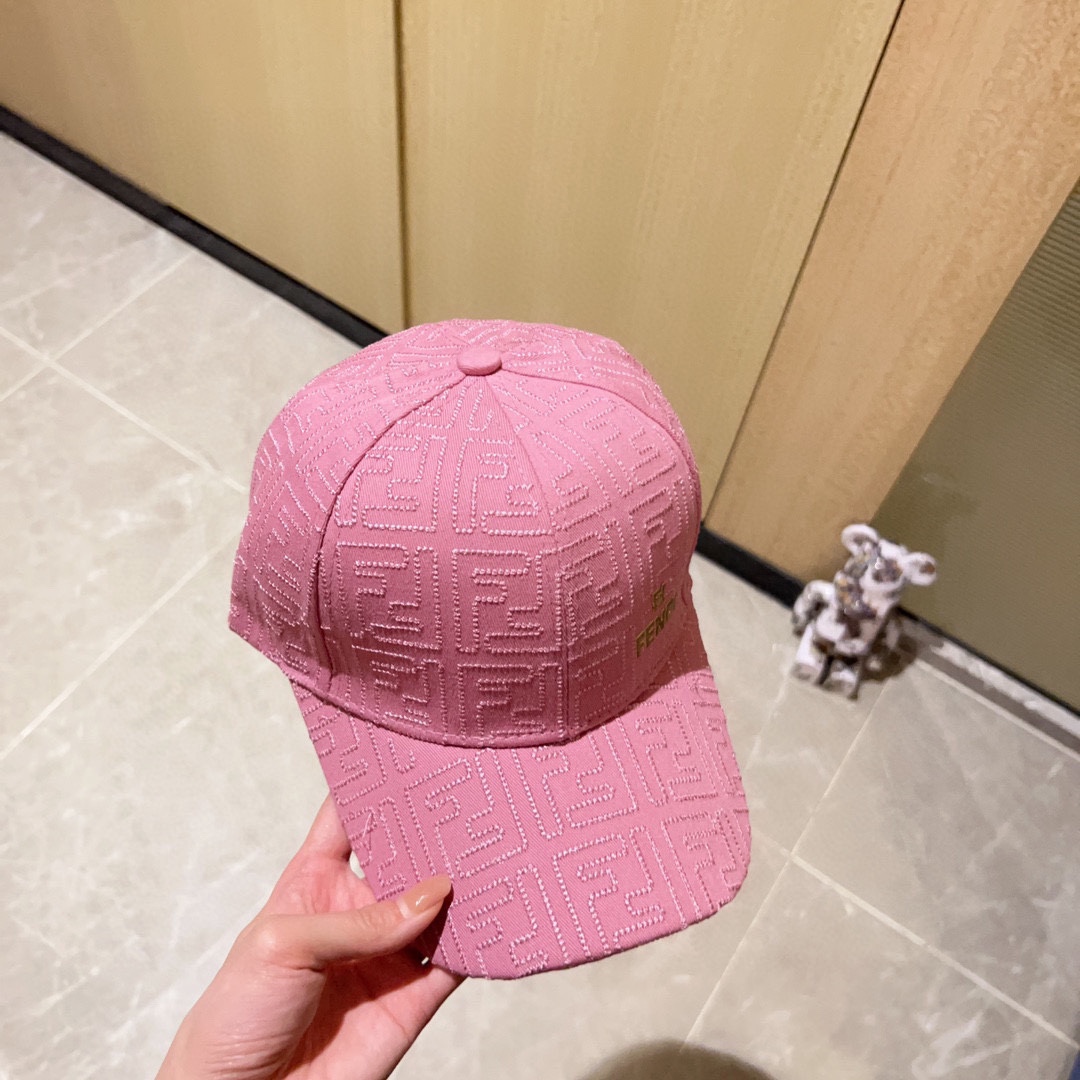 [Fendi] 2023 New Embroidered Simple Baseball Cap