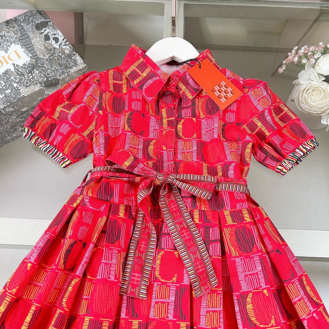 C&H Carolina Herrera Spring and Summer Girls Skirt Set