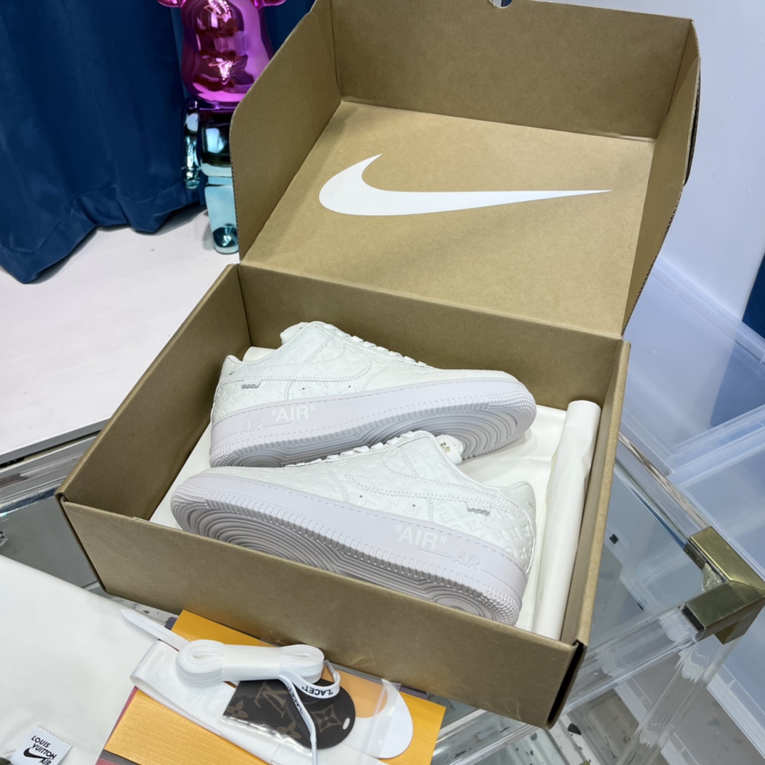 Louis Vuitton x NIKE Air force1 22ss Heavy Joint
