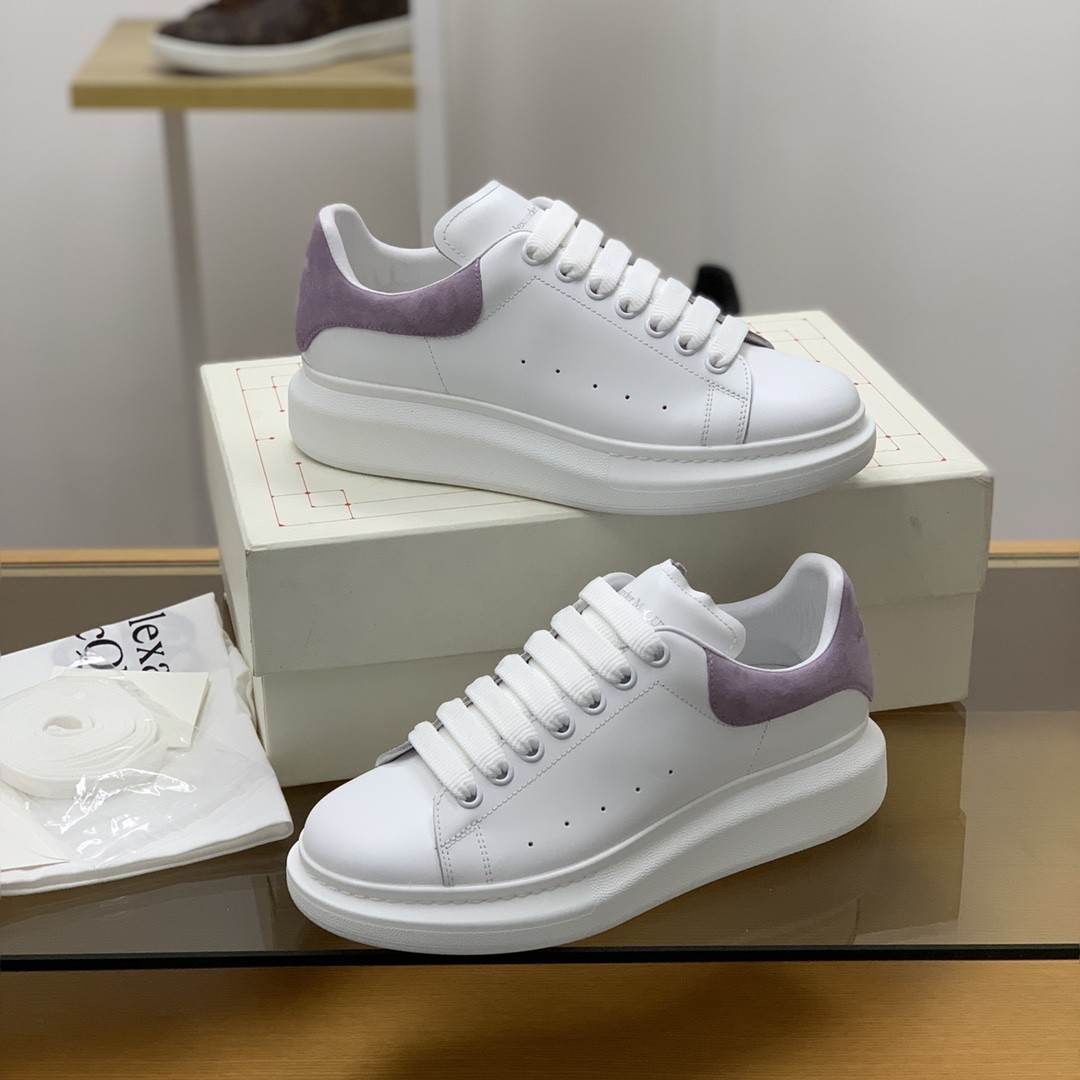 Alexander McQueen MQ Lilac purple velvet tail Sneakers
