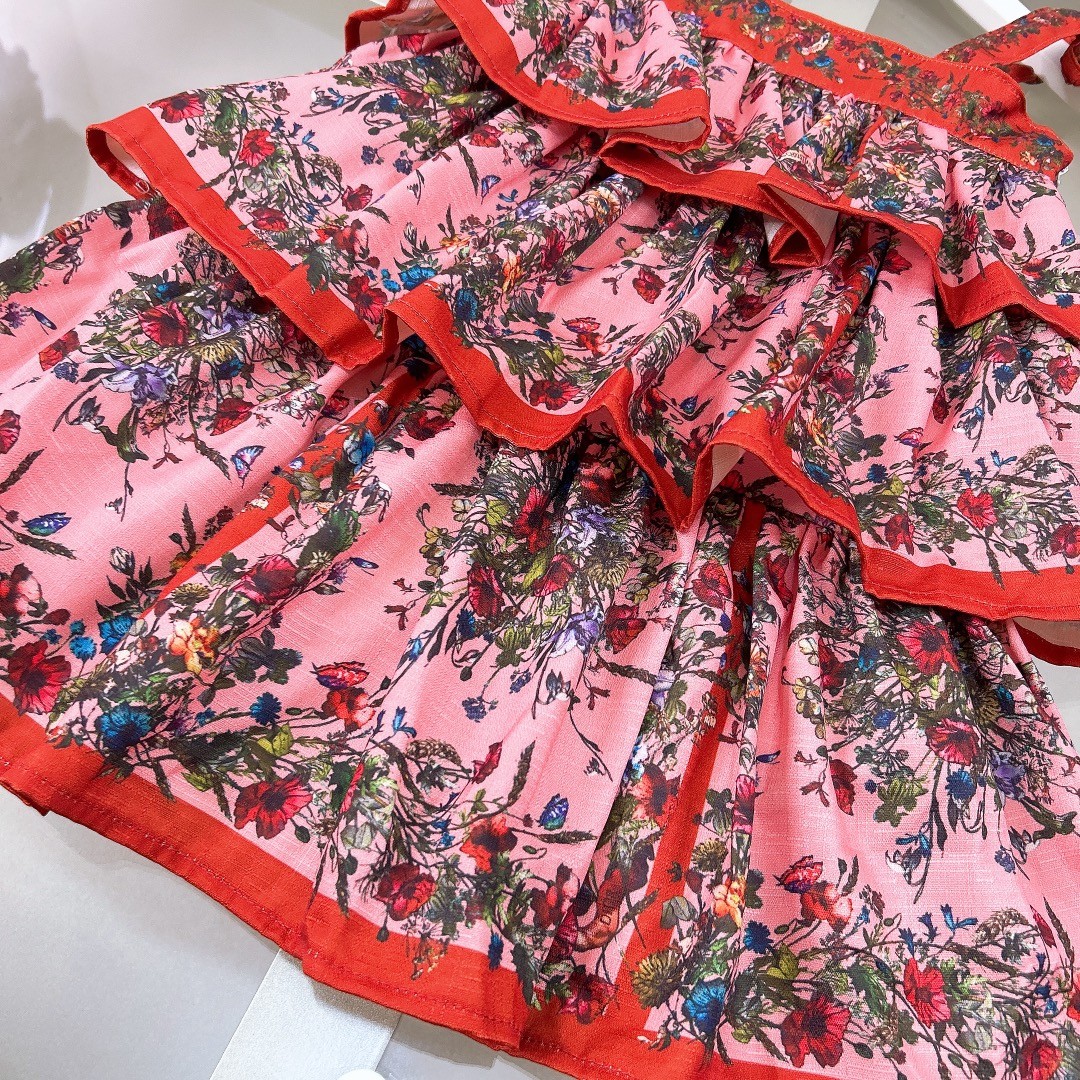 D&G spring and summer girls skirt suit