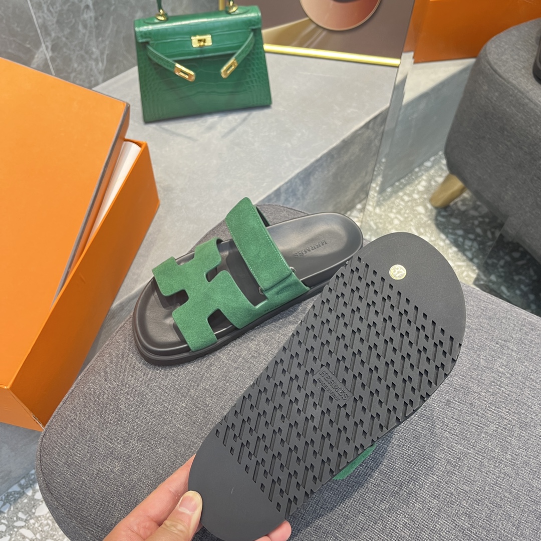 Hermes spring and summer sandals series couple models classic models