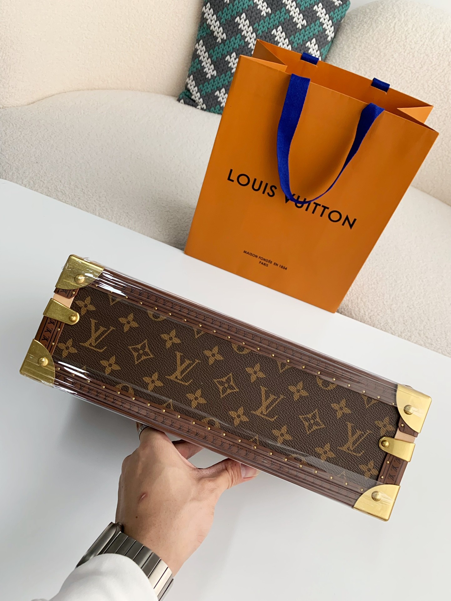 Louis Vuitton Watch Storage Box Size：34*18*11cm