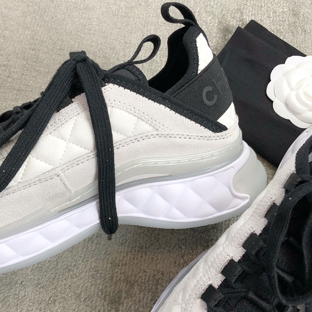 CHANEL sneakers classic small incense sneakers cowhide sheepskin leather genuine leather sole