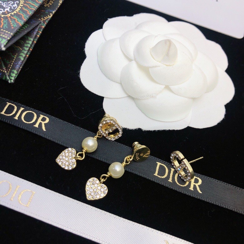 Dior stud earrings