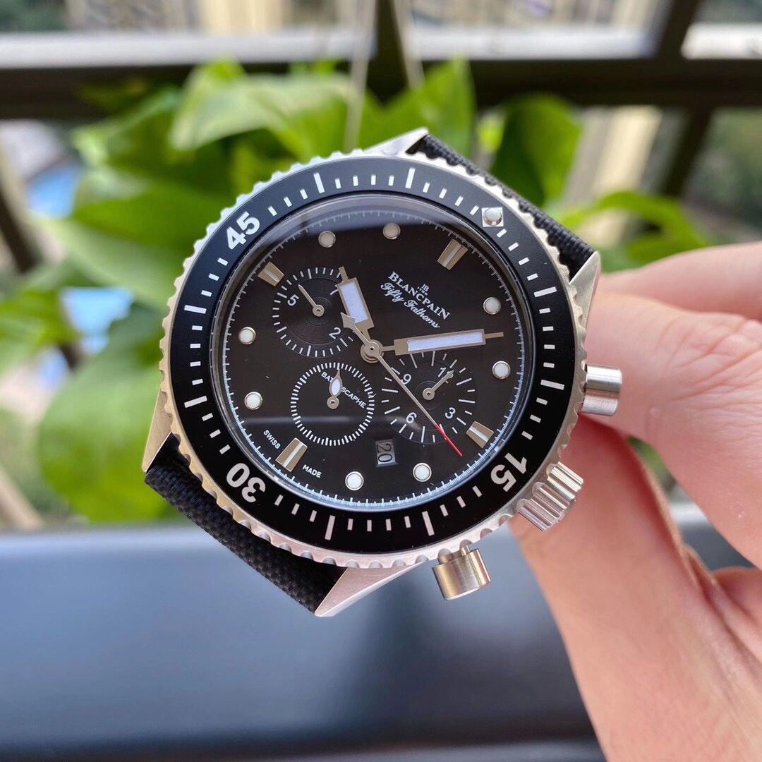 Blancpain Fifty Fathoms multifunctional six-hand watch with imported 1654 movement