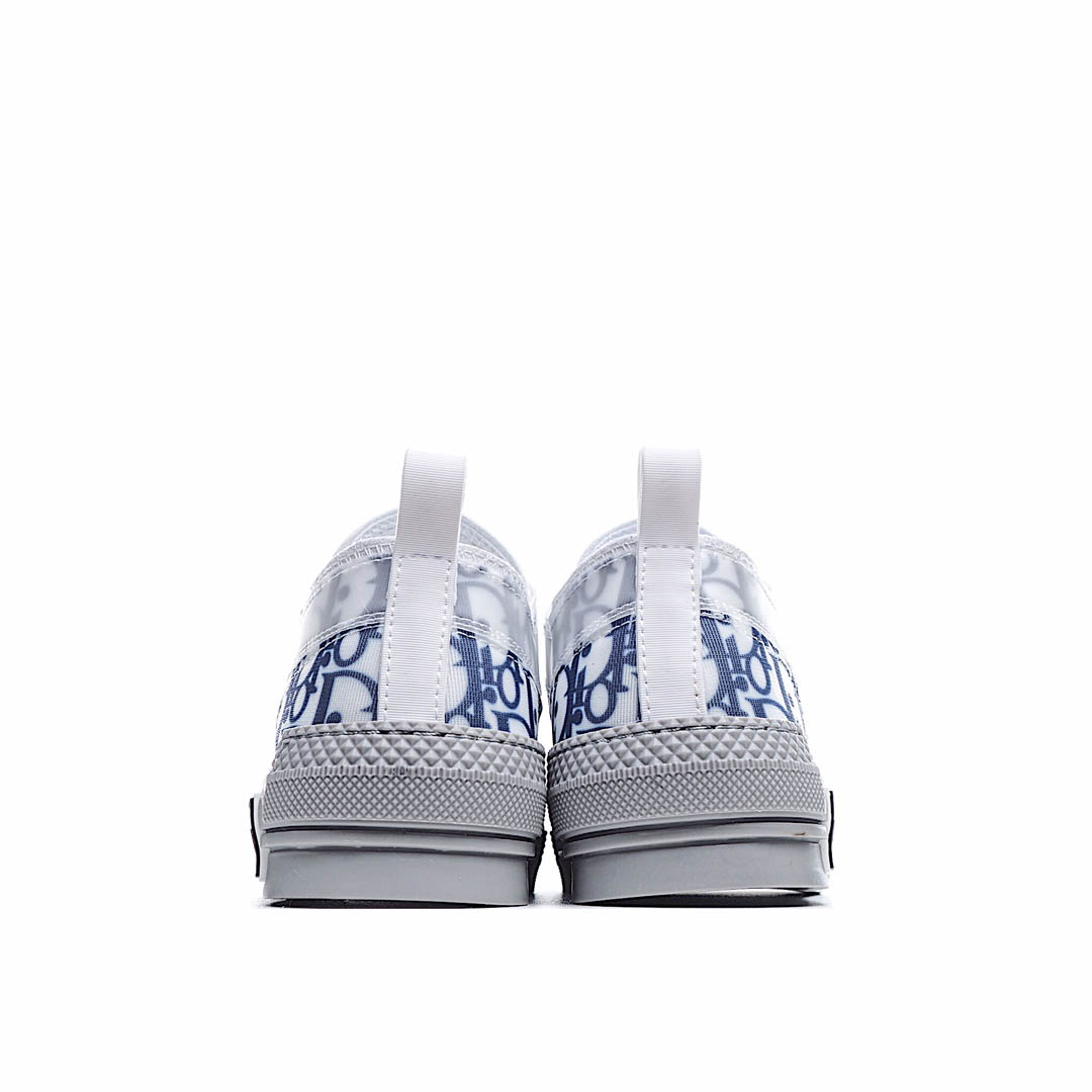 Dior B23 Oblique Slip-on Low Top Sneakers Sheer Print Sneakers