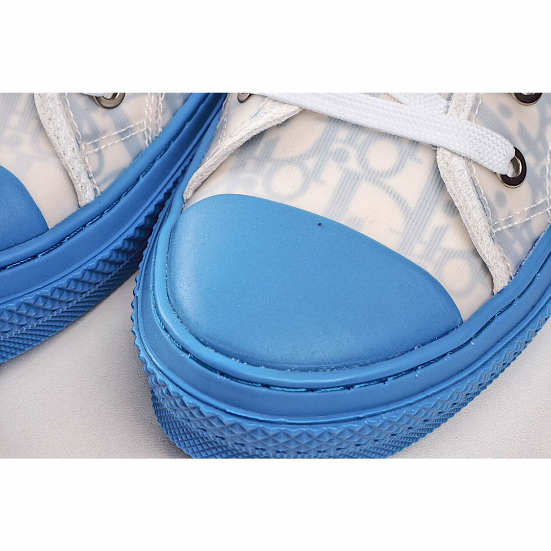 Dior B23 Oblique Slip-on Low Top Sneakers Sheer Print Sneakers