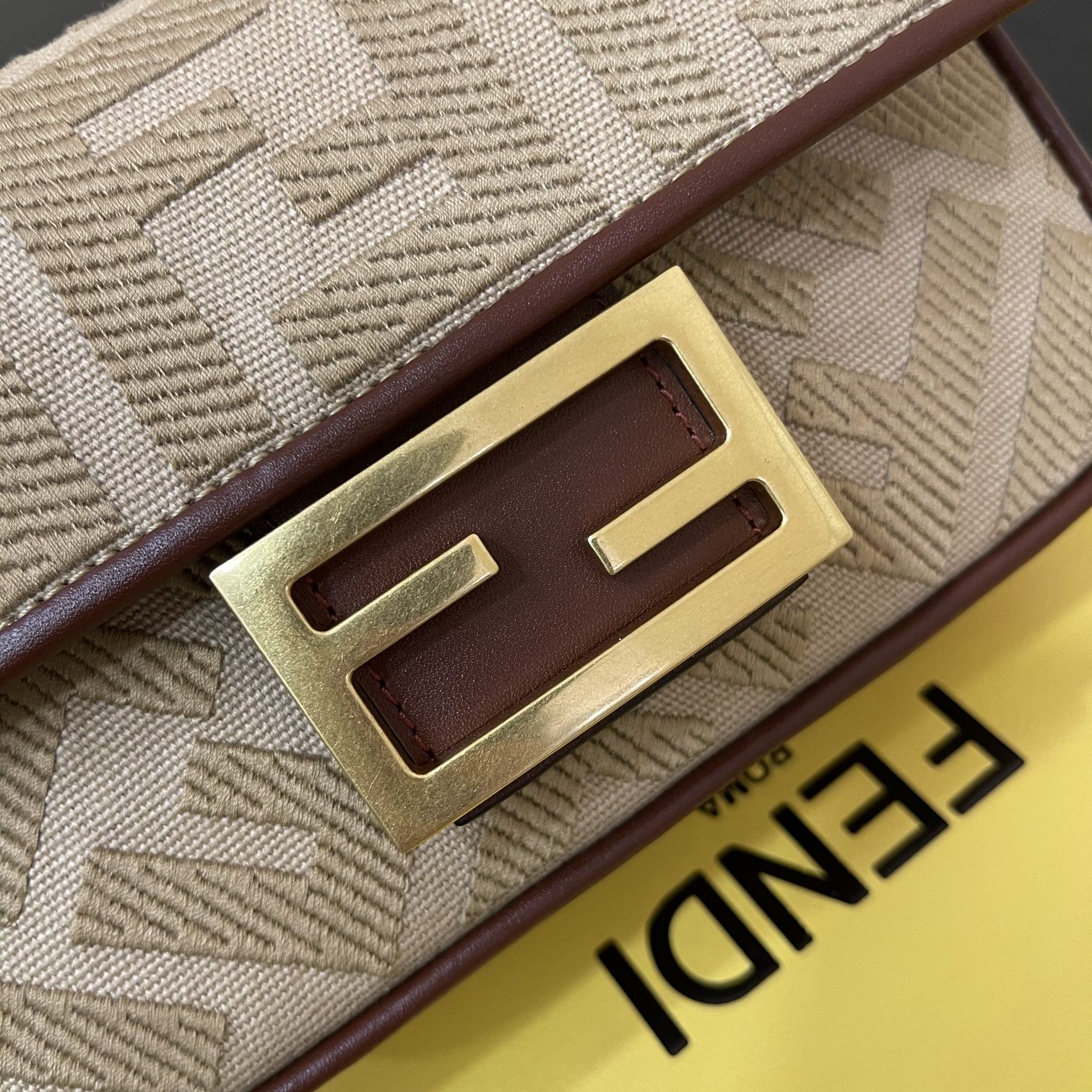 FENDI Small 2020 Latest Baguette Denim F Logo Collection