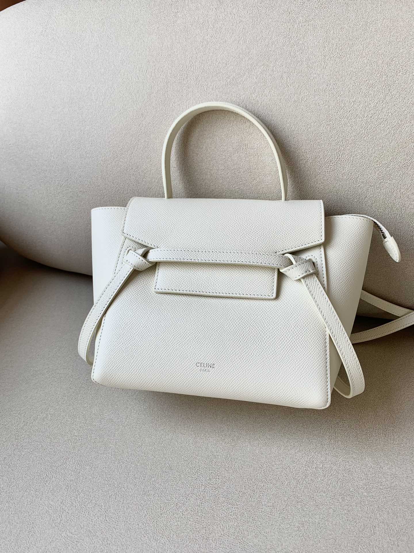 𝐂𝐞𝐥𝐢𝐧𝐞 Belt Bag Catfish Bag Small Grained Calfskin