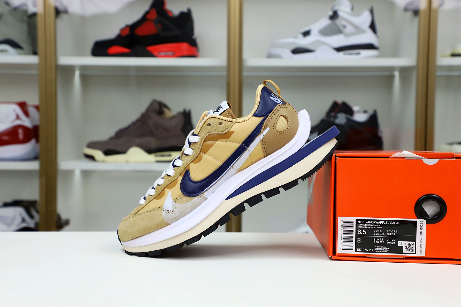 SACAI X VAPORWAFFLE SESAME BLUE VOID DARK IRIS