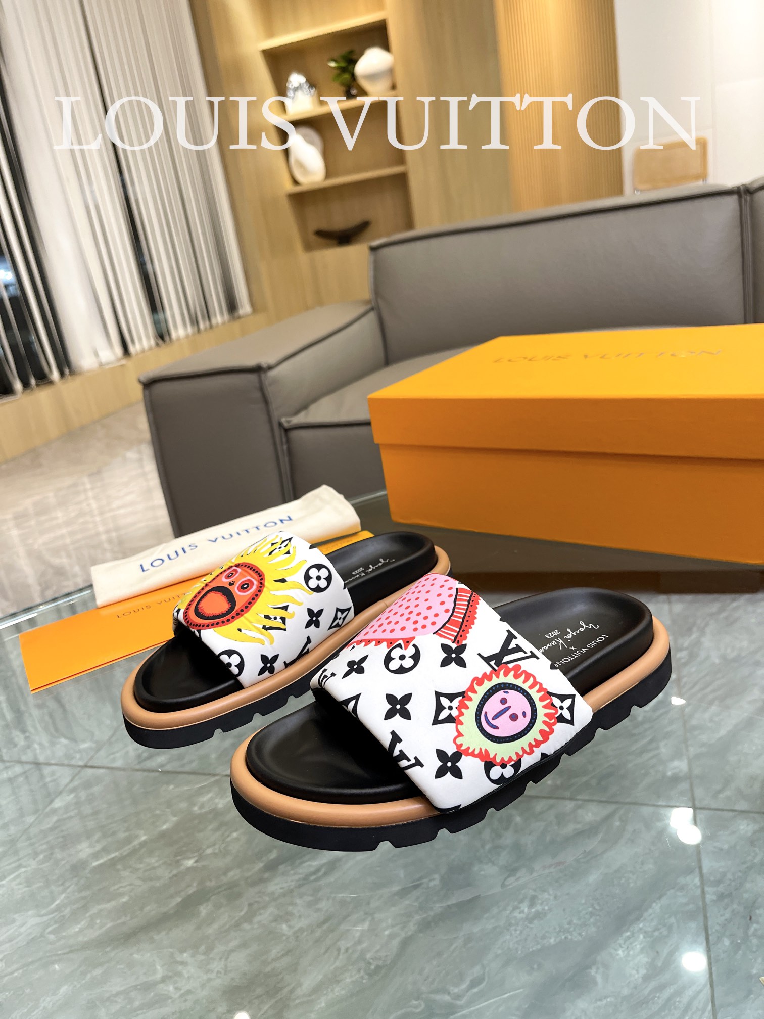 Louis Vuitton 2023 lovers mandarin duck shoes