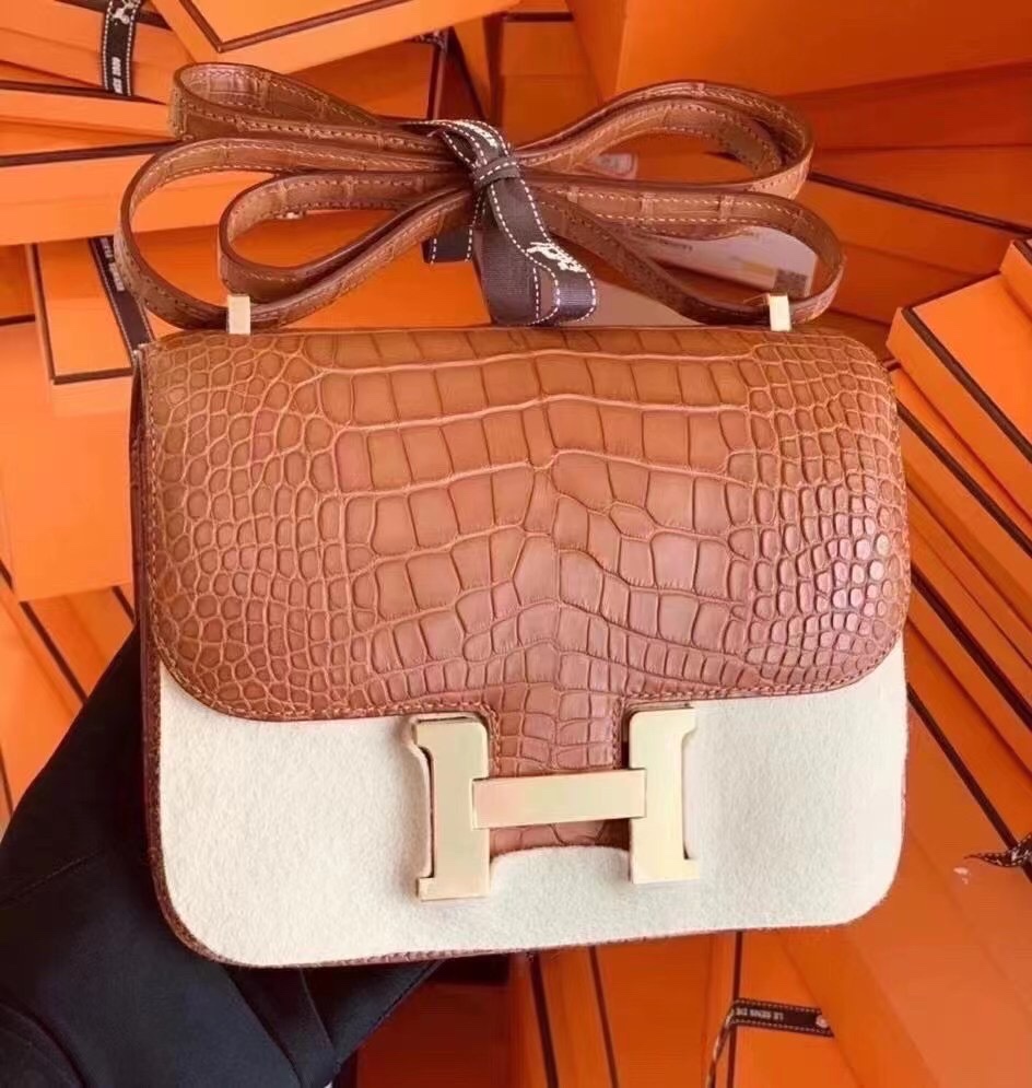 Hermes bag making process：American matte saddle colored leather   Size can be made