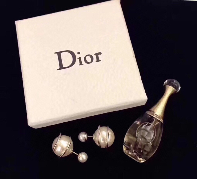 Dior stud earrings