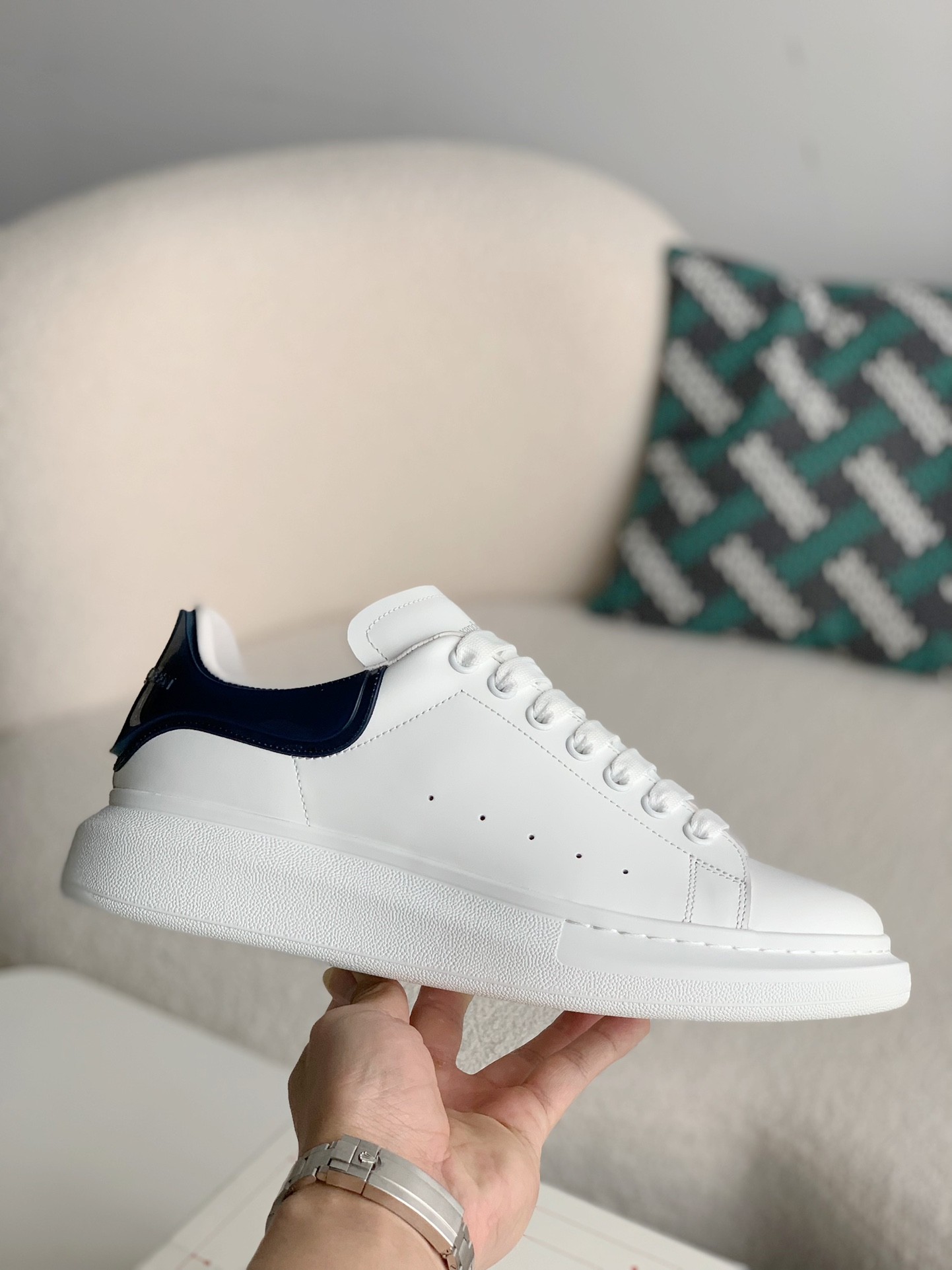 Alexander McQueen MQ Jelly Dark Blue Tail Sneakers