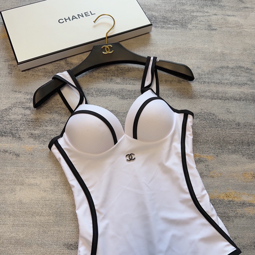 CHANEL One-piece swimming costume