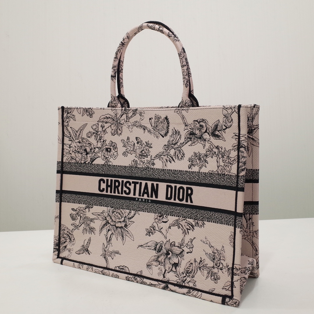 DIOR TOTE oblique vintage print